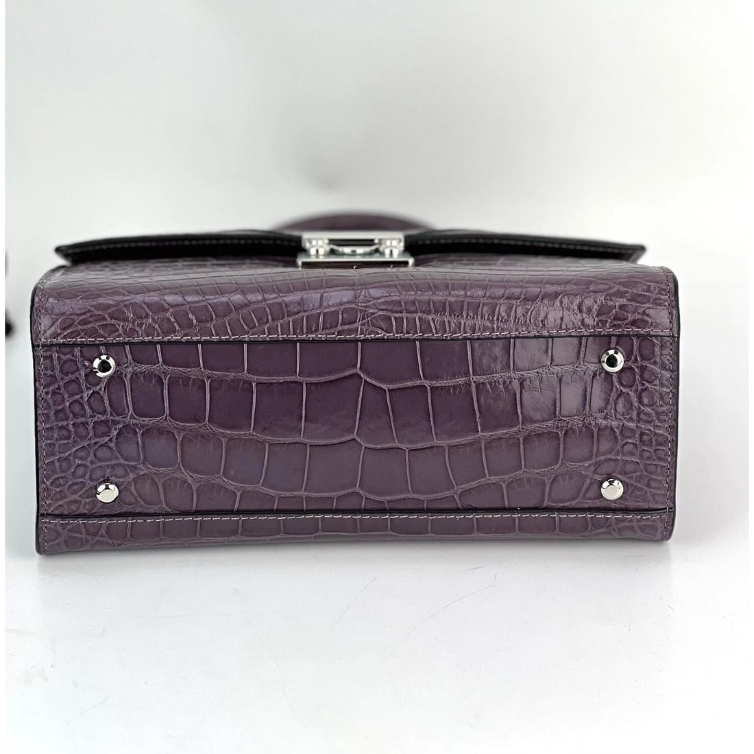 Stalvey Top Handle 2.5 Alligator Lilac Bag Crossbody Exclusive Luxury - 11
