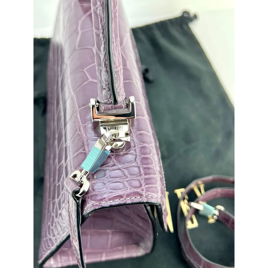 Stalvey Top Handle 2.5 Alligator Lilac Bag Crossbody Exclusive Luxury - 19