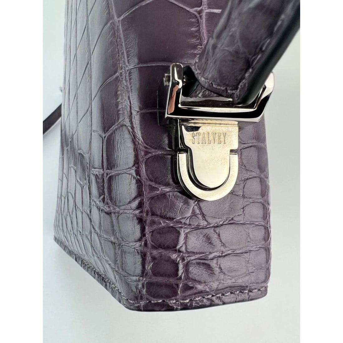 Stalvey Top Handle 2.5 Alligator Lilac Bag Crossbody Exclusive Luxury - 8