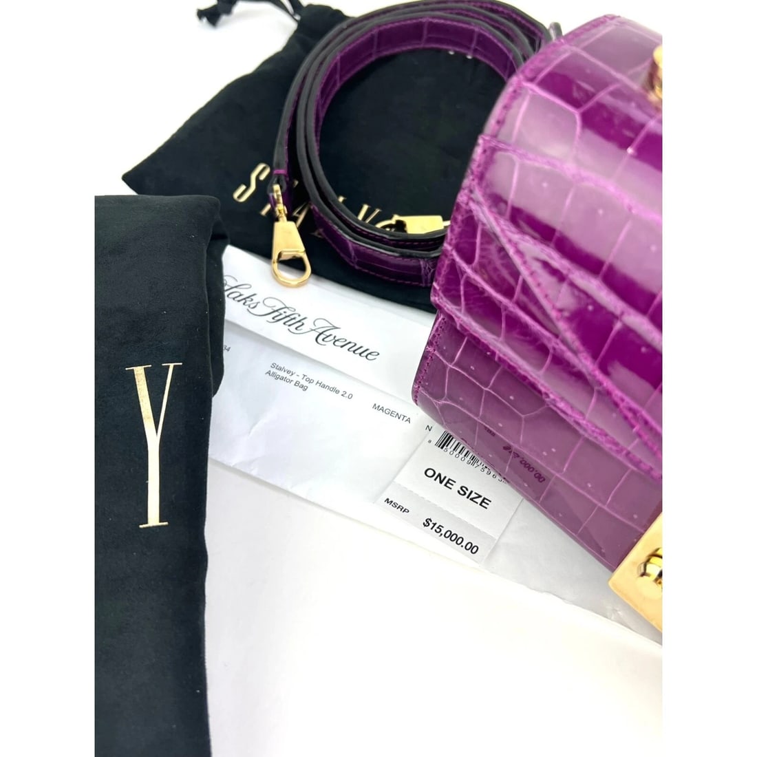 Stalvey Top Handle 2.0 Alligator Bag Crossbody Luxury - 6