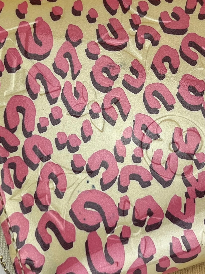 Louis Vuitton Wallet Zippy Stephan Sprouse Vernis Leopard W/Added Chain - 5