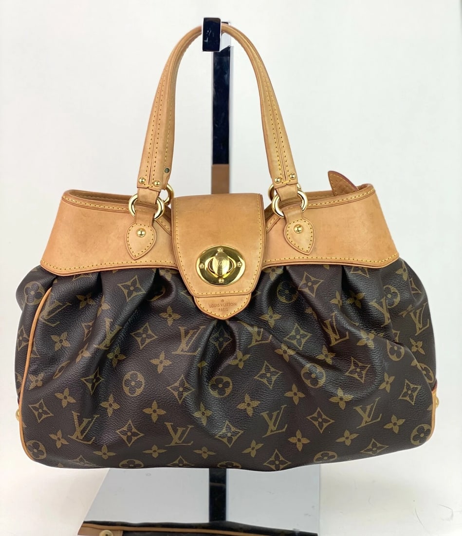 Louis Vuitton BOETIE PM Monogram Brown Canvas Hobo Tote Bag (1 of 14)