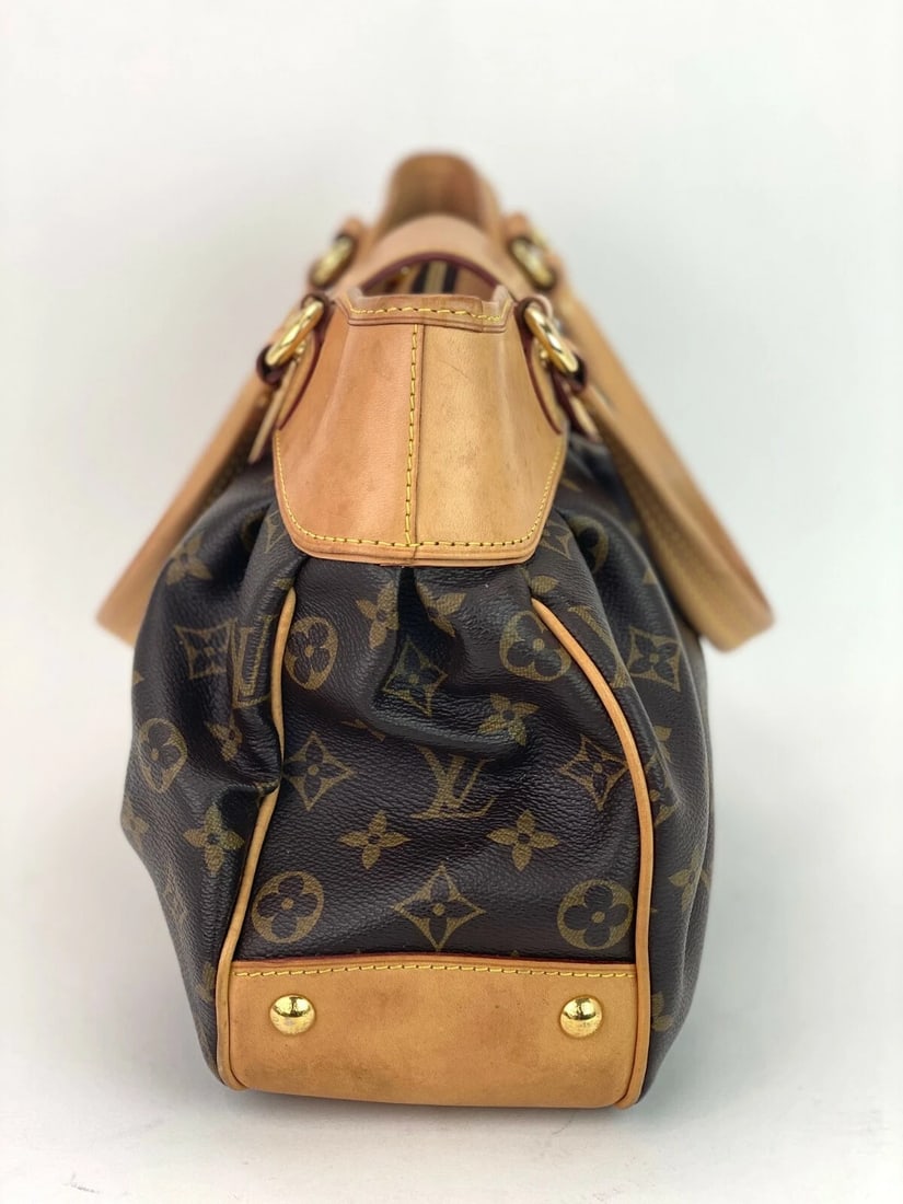 Louis Vuitton BOETIE PM Monogram Brown Canvas Hobo Tote Bag - 5