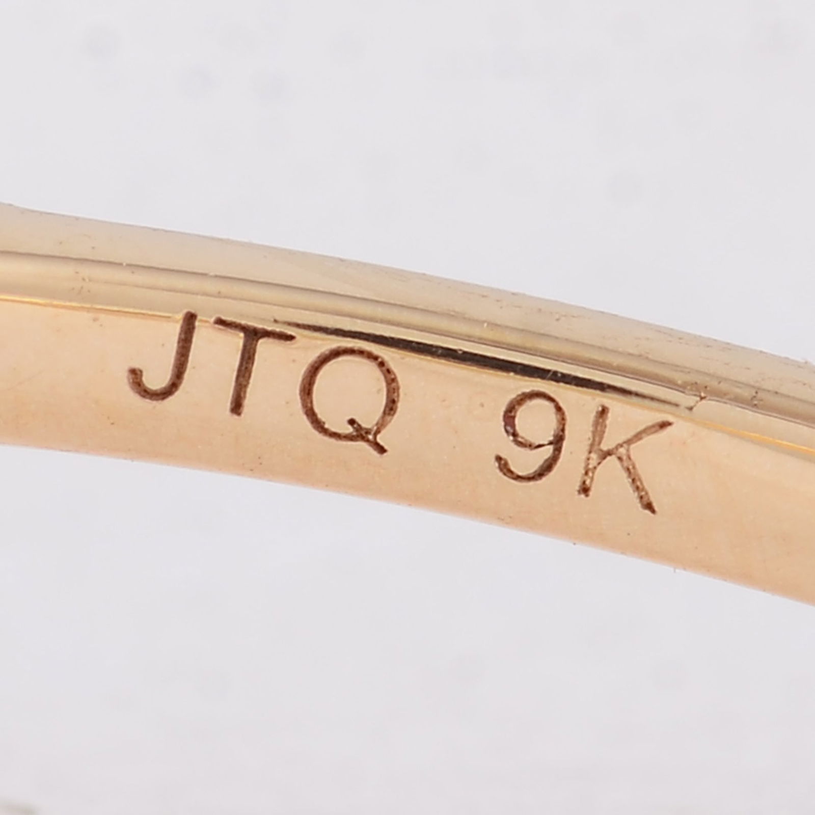 0.68 Ct Pear Sapphire 9K Gold Ring - 5