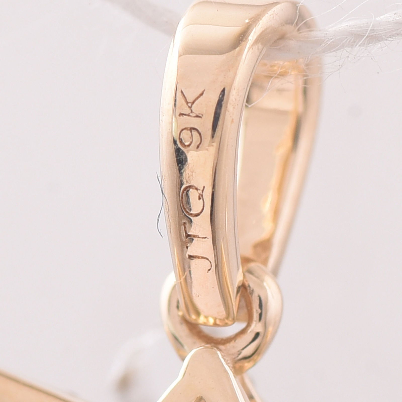 1.16 Ct Square Emerald 9K Gold Pendant - 5