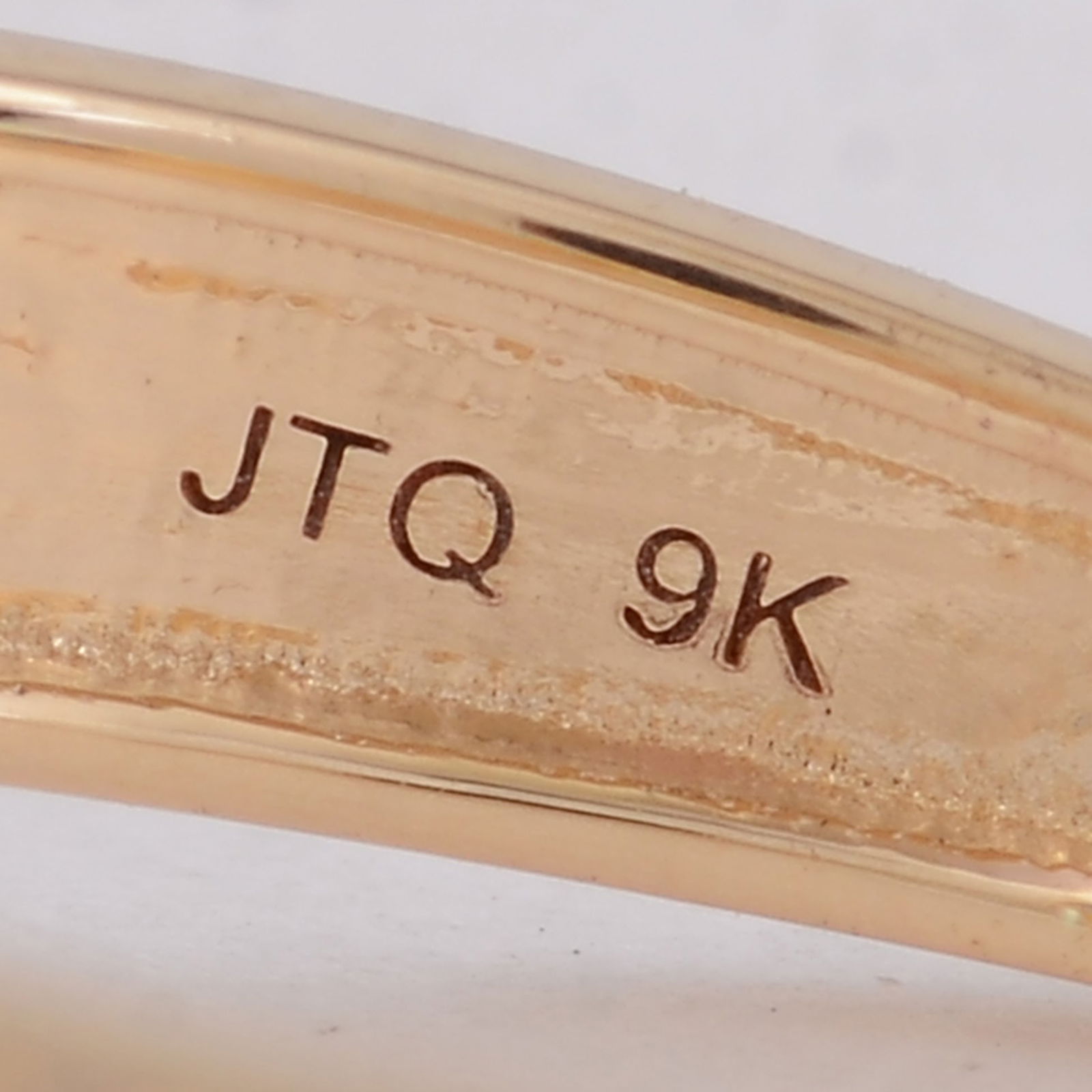 1.23 Ct Pear Sapphire 9K Gold Ring - 5