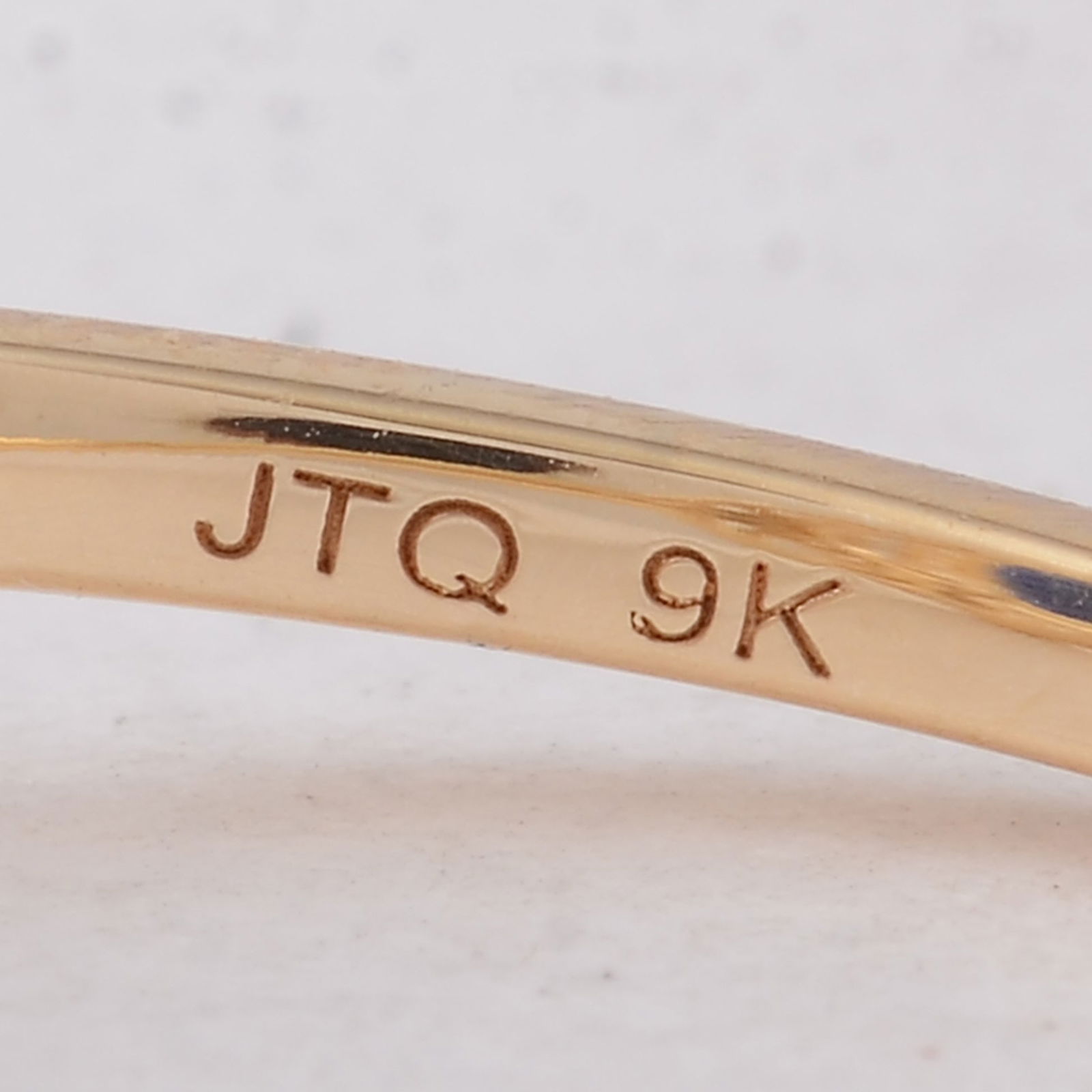 1.32 Ct Oval Blue Sapphire 9K Gold Ring - 5