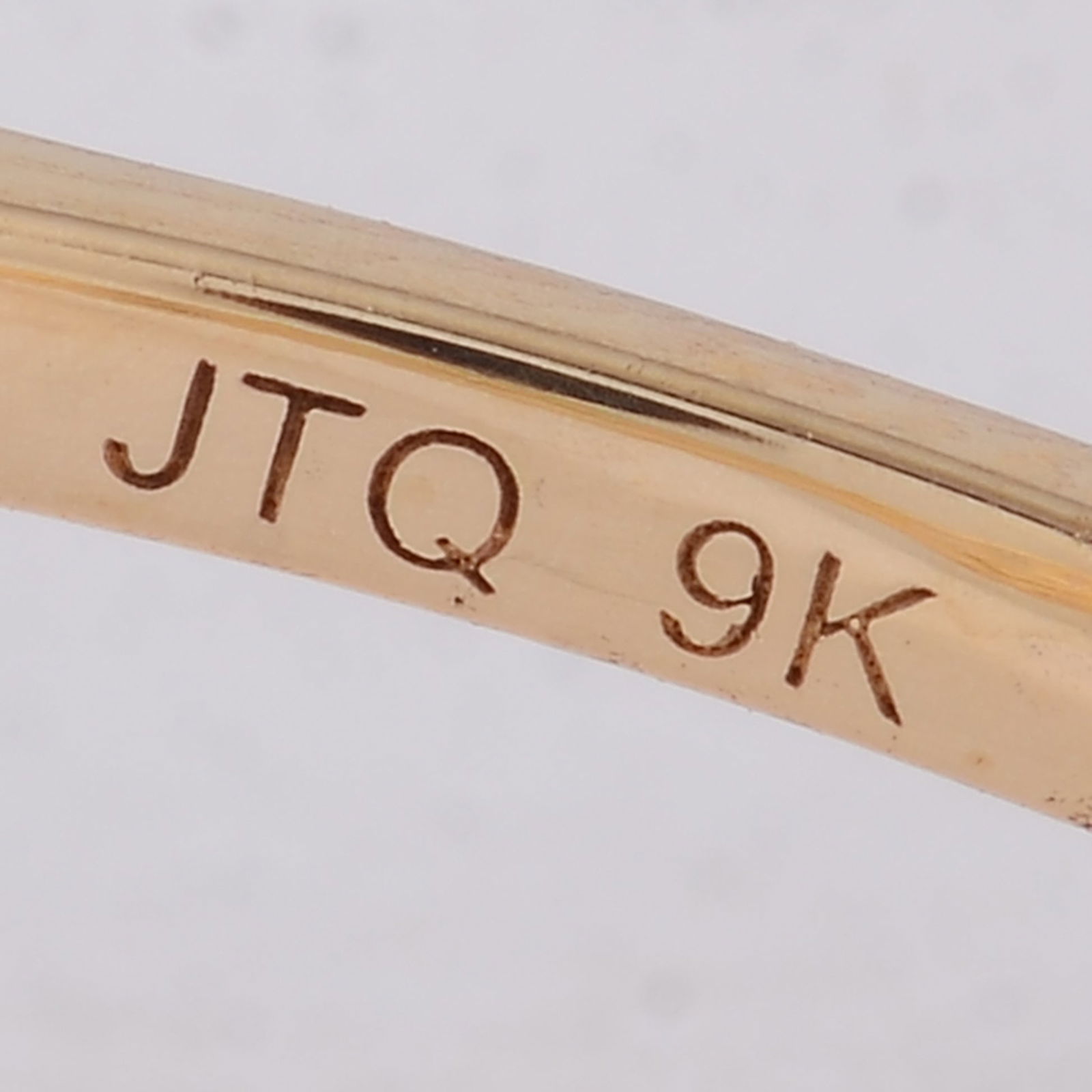 1.36 Ct Pear Sapphire 9K Gold Ring - 5