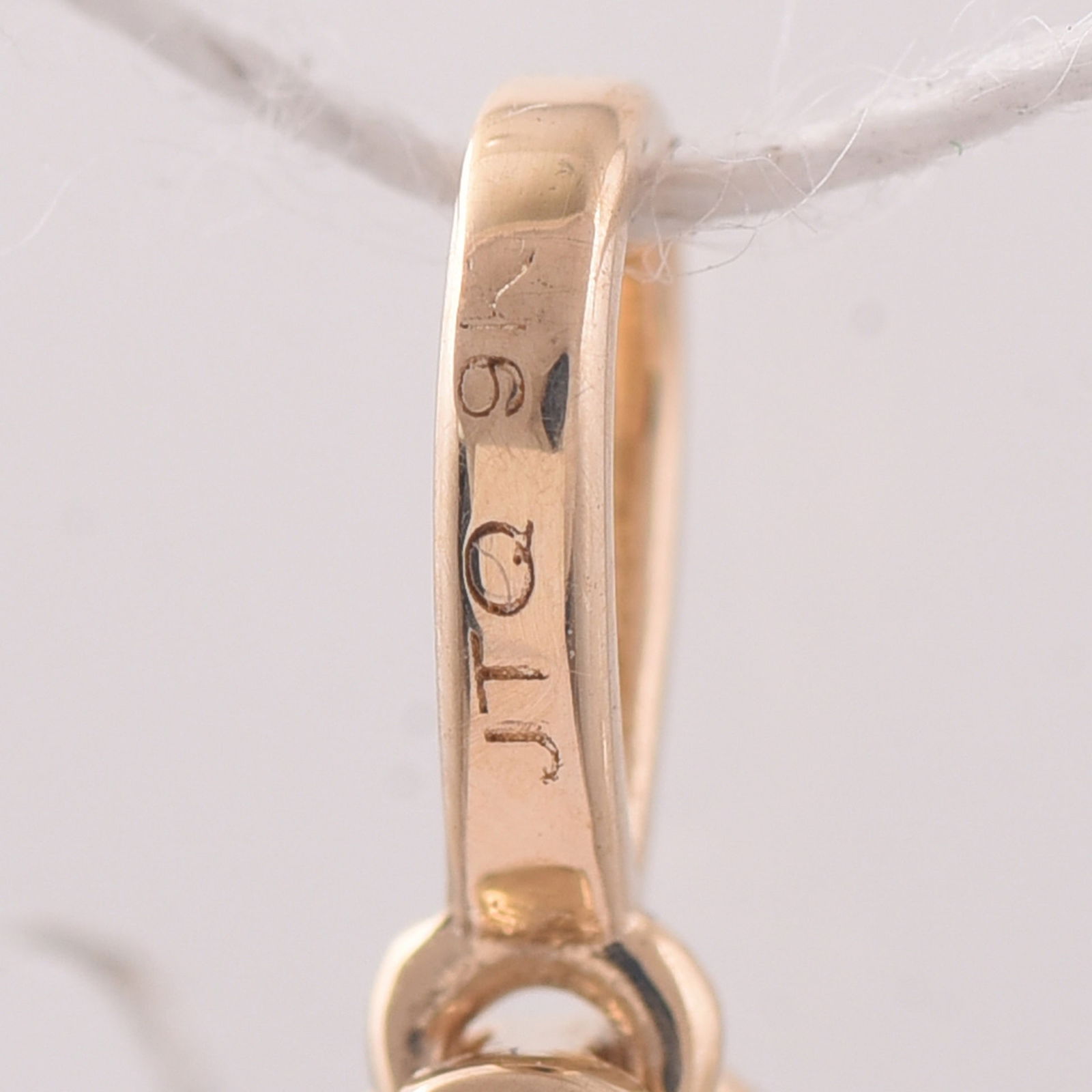 1.43 Ct Pear Tourmaline 9K Gold Pendant - 5