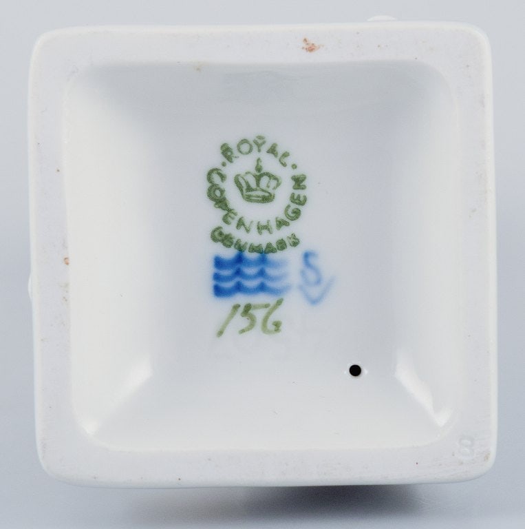 Royal Copenhagen, rare porcelain figurine of a nurse. - 7