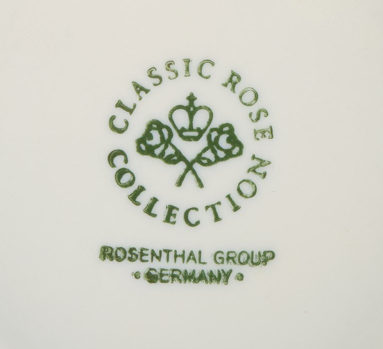 Rosenthal, Germany. "Sanssouci", cream colored coffee pot decorated with flowers and gold. - 5