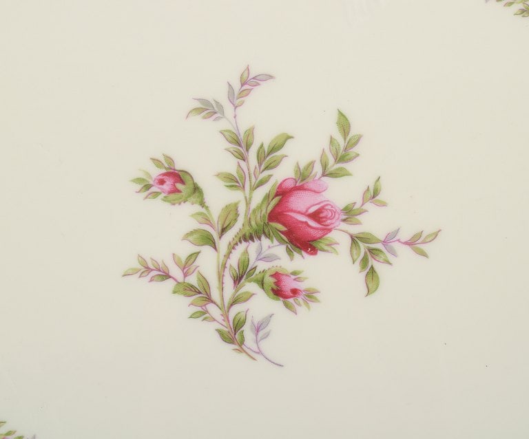 Rosenthal, Germany. "Sanssouci", cream colored serving dish decorated with flowers and gold - 3