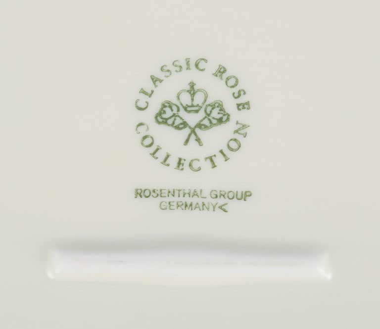 Rosenthal, Germany. "Sanssouci", cream colored serving dish decorated with flowers and gold - 5