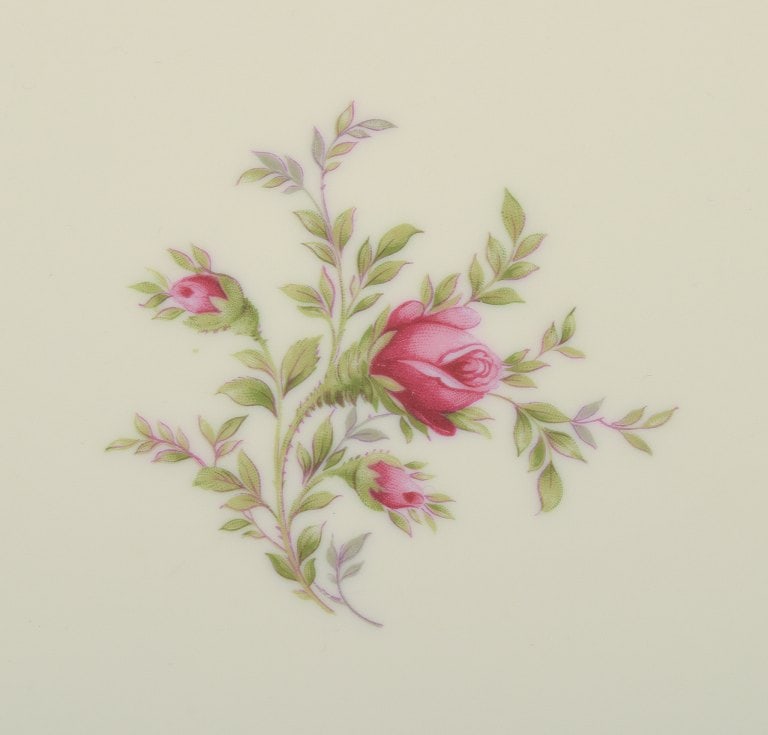 Rosenthal, Germany. "Sanssouci", large cream colored serving dish decorated with flowers and gold - 4