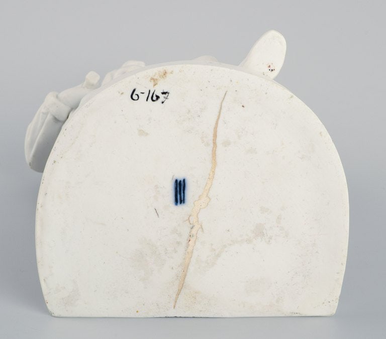 Royal Copenhagen, biscuit sculpture after Berthel Thorvaldsen. Sculpture by Berthel Thorvaldsen. - 6