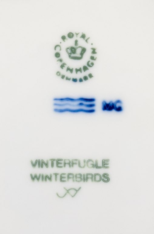 Royal Copenhagen, a set of ten Christmas plates. 1980-1989. - 3