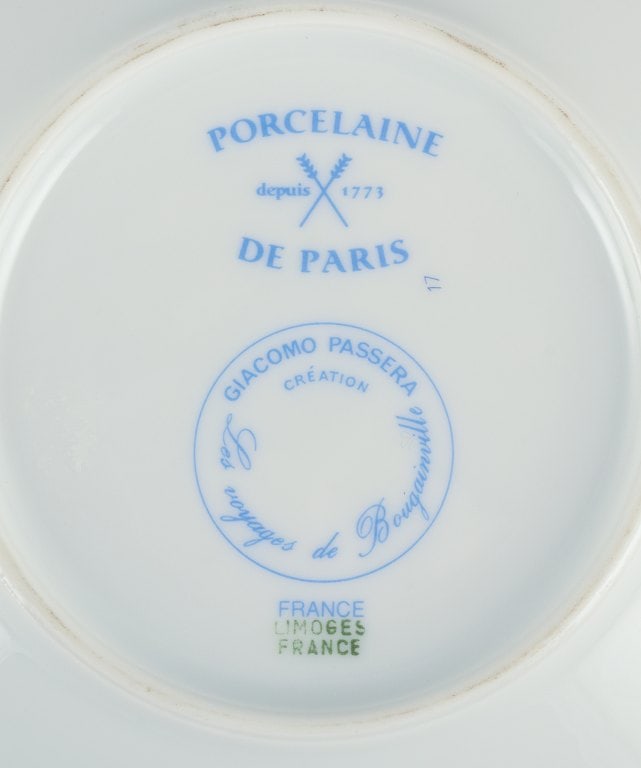 Giacomo Passera for Porcelaine de Paris - "Les voyages de Bougainville". A four-person coffee - 7