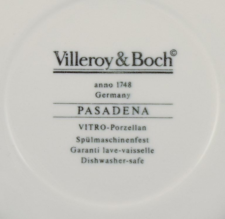 Villeroy & Boch, Germany, a six-person "Pasadena" porcelain coffee service. - 5