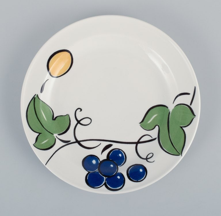 Jackie Lynd for Rörstrand, a set of twelve "Pomona" porcelain plates. - 2