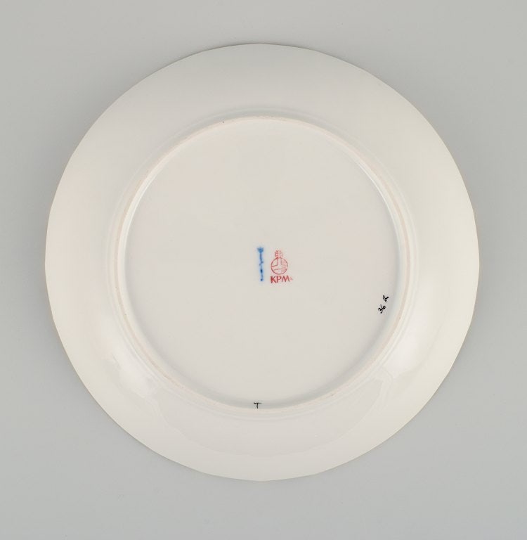 KPM (Königliche Porzellan Manufaktur), Germany, bowl decorated with flowers, butterflies and - 5