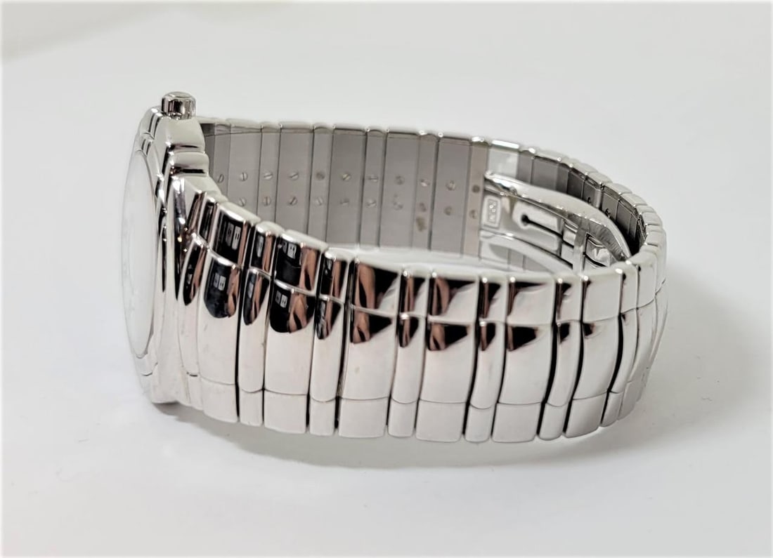 Mens PIAGET Tanagra 18k White Gold White Roman Dial Quartz Watch 17041 M 401D - 6