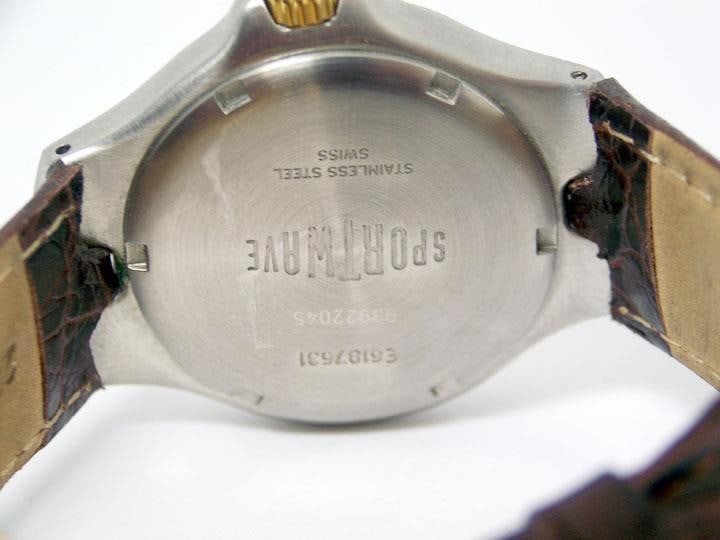 Mens S/Steel & 18k EBEL SPORTWAVE Quartz Watch Ref. E6187613* EXLNT* SERVICED - 3