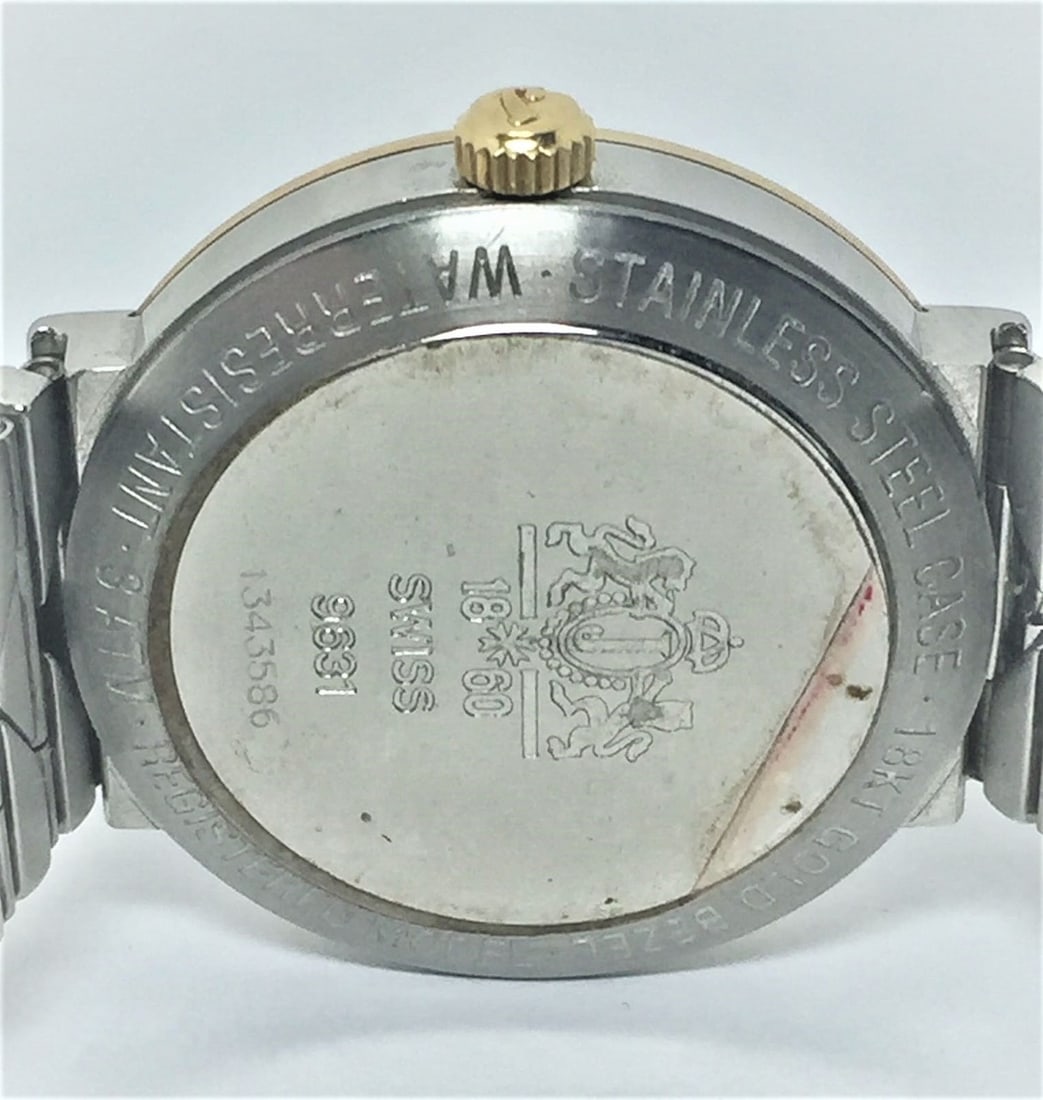 New Men's 18k & S/Steel JUVENIA Automatic Watch Ref 9631 - 6