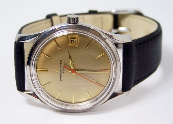 ETERNA-MATIC 3000 Automatic Watch c.1970 Cal.1466U* EXLNT* SERVICED - 2