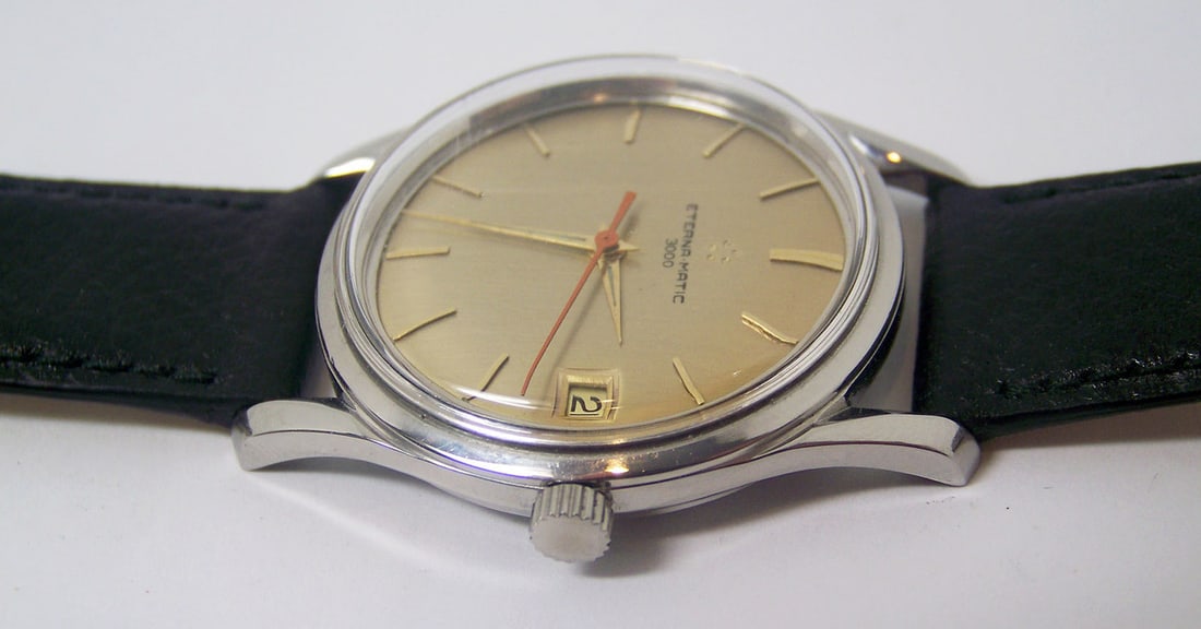 ETERNA-MATIC 3000 Automatic Watch c.1970 Cal.1466U* EXLNT* SERVICED - 9