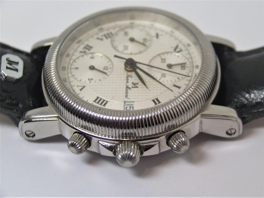 Mens S/Steel JEAN MARCEL Chronograph Automatic watch 160.134 in MINT Condition - 10