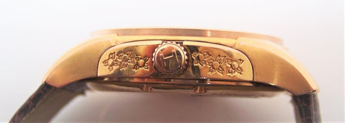 Ladies Rose Gold Plated Jazzmaster Open HAMILTON Automatic Watch H323450* EXLNT - 8