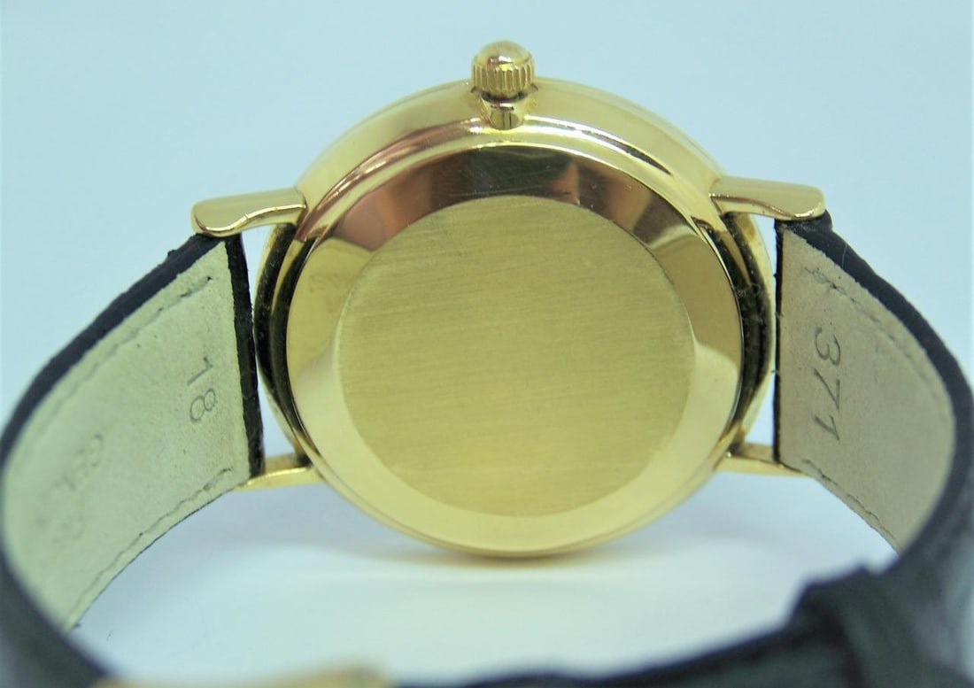 Vintage 18k LONGINES 5 Star Admiral Automatic DATE Watch 1970s Cal.505* EXLNT - 11