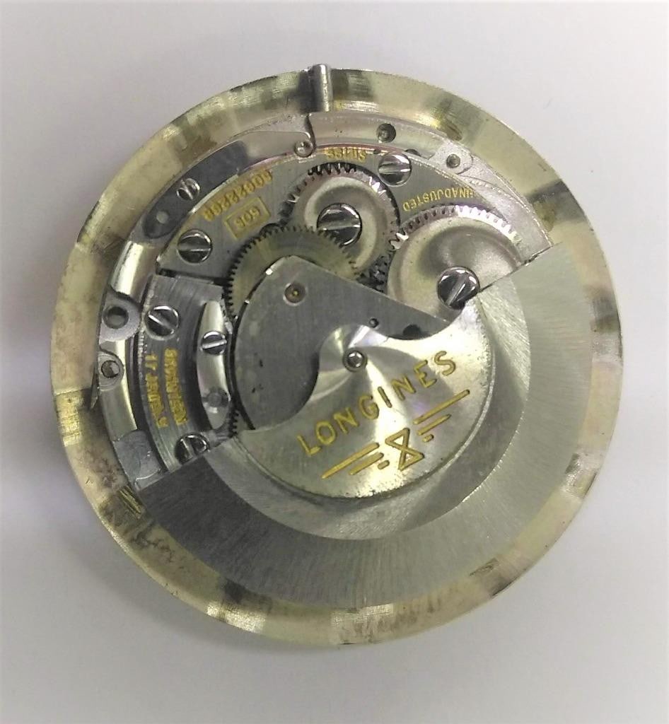 Vintage 18k LONGINES 5 Star Admiral Automatic DATE Watch 1970s Cal.505* EXLNT - 14