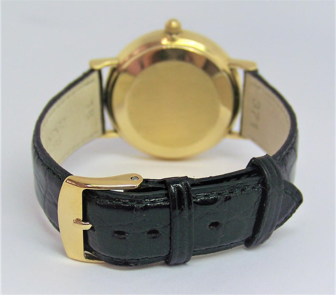 Vintage 18k LONGINES 5 Star Admiral Automatic DATE Watch 1970s Cal.505* EXLNT - 3