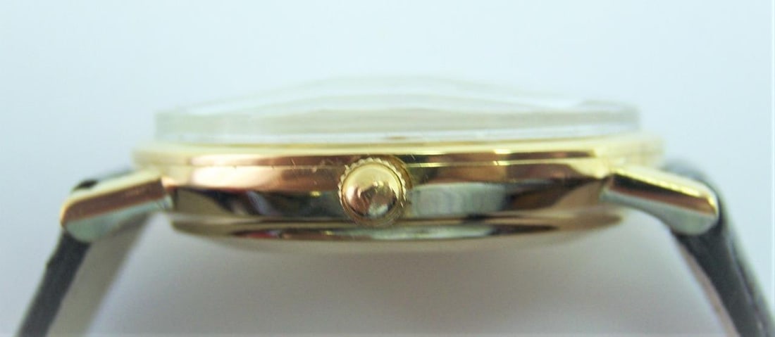 Vintage 18k LONGINES 5 Star Admiral Automatic DATE Watch 1970s Cal.505* EXLNT - 9