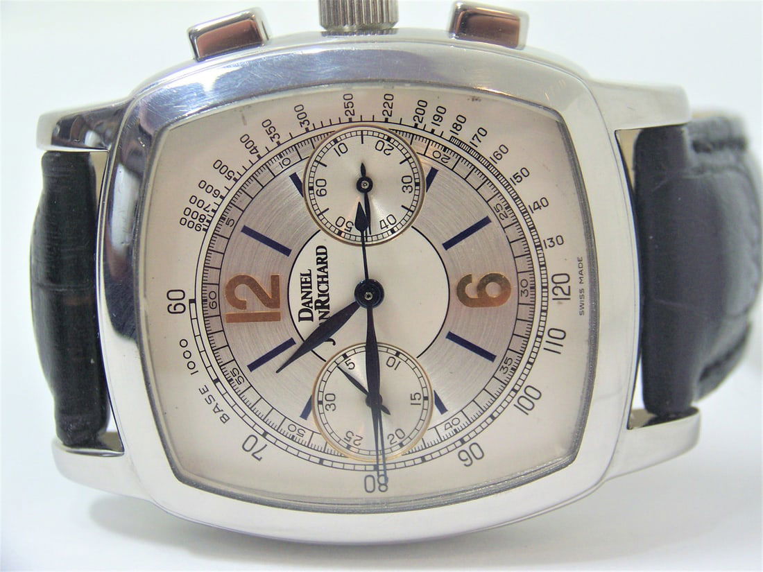 Mens S/Steel DANIEL JAENRICHARD Chronograph Automatic watch Ref 30016* EXLNT - 4