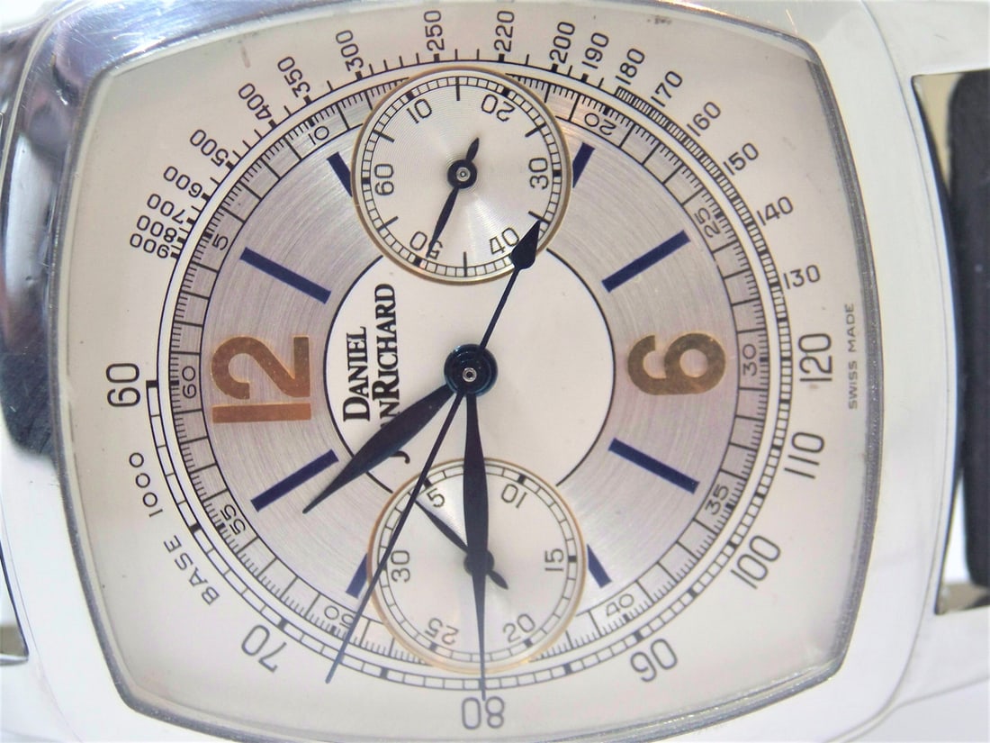 Mens S/Steel DANIEL JAENRICHARD Chronograph Automatic watch Ref 30016* EXLNT - 5