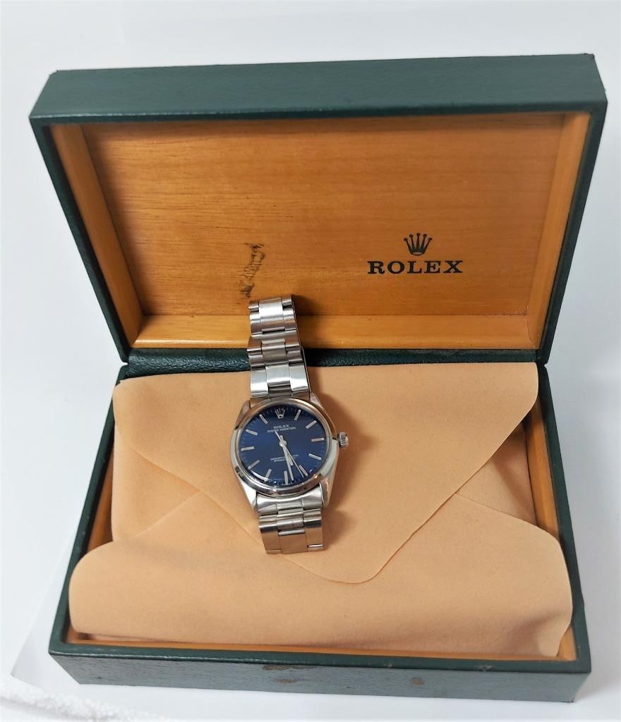 Mens S/Steel ROLEX OYSTER PERPETUAL Automatic Watch Ref 1002* c.1967 EXLNT* RARE - 9