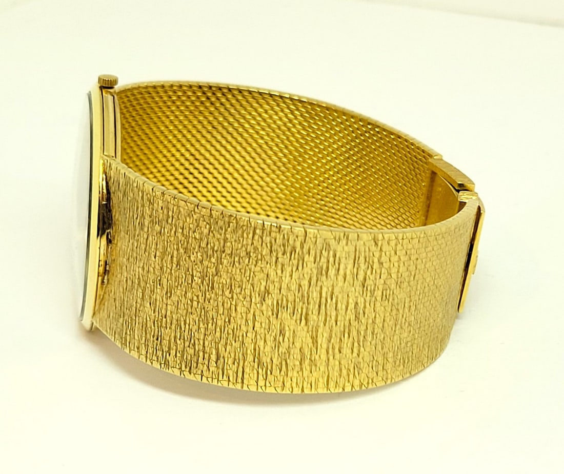 Mens Solid 18k Yellow Gold PIAGET Automatic Watch Ref 12212 Cal 12PI* EXLNT - 4