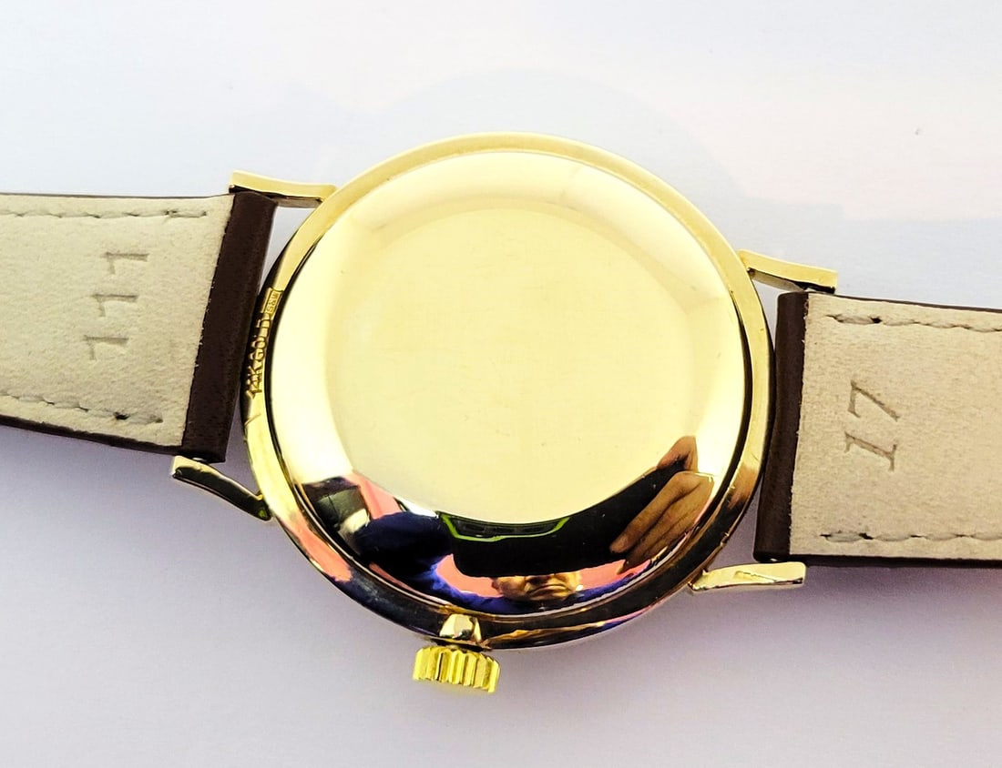 Vintage 14k GIRARD PERREGAUX Mens Automatic Watch 1960s* B1998* EXLNT - 10