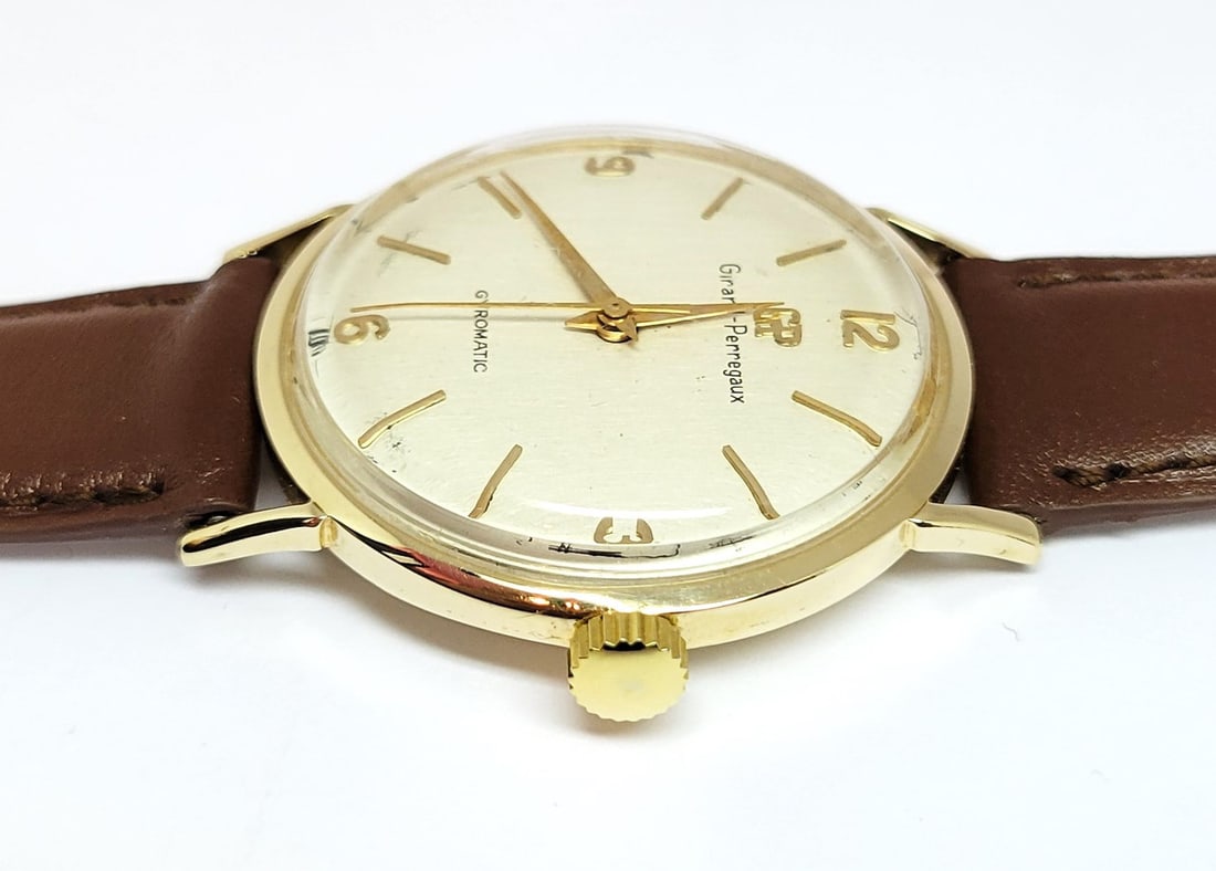 Vintage 14k GIRARD PERREGAUX Mens Automatic Watch 1960s* B1998* EXLNT - 7
