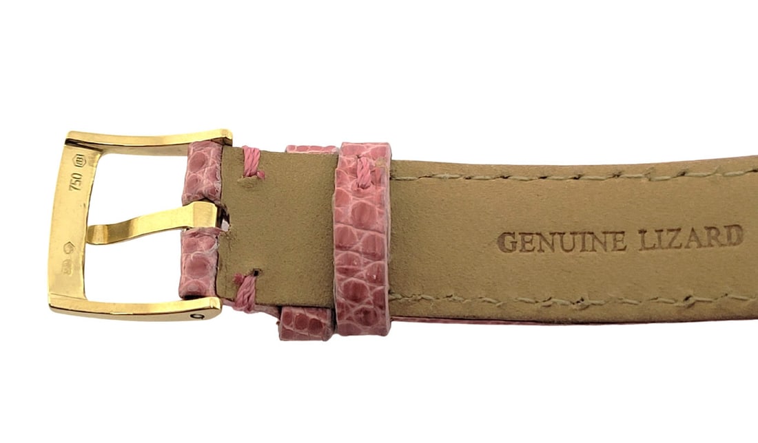 Solid 18k Customized BULGARI Ladies Quartz Watch BB26GL / Diamonds & Sapphires - 9