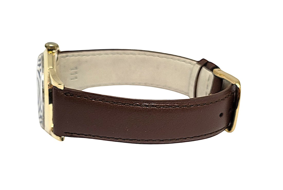 Vintage 14k LeCOULTRE Winding Watch c.1960s Cal 480/CW* BLACK DIAL*EXLNT - 3