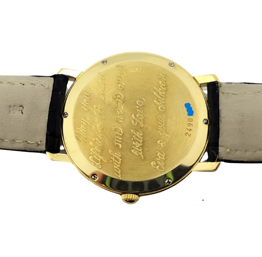 Mens 18k Gold IWC SHAFFHAUSEN PORTOFINO Winding Watch Ref 2009 Cal 1852 EXLNT - 8