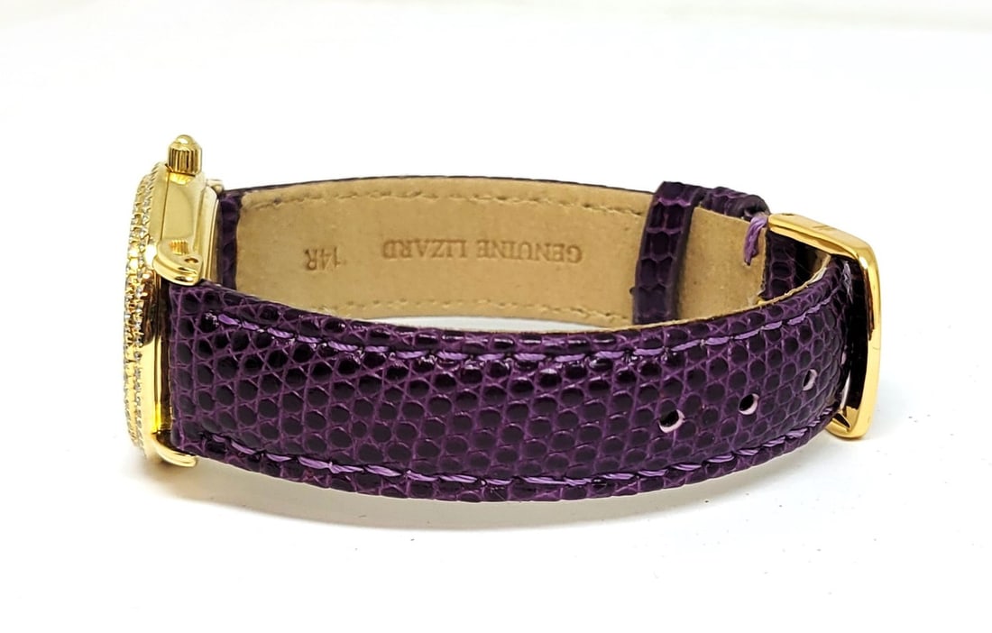 Solid 18k BLANCPAIN Ladies Automatic Watch Ref 1208 with Diamonds E/VS1* EXLNT - 4