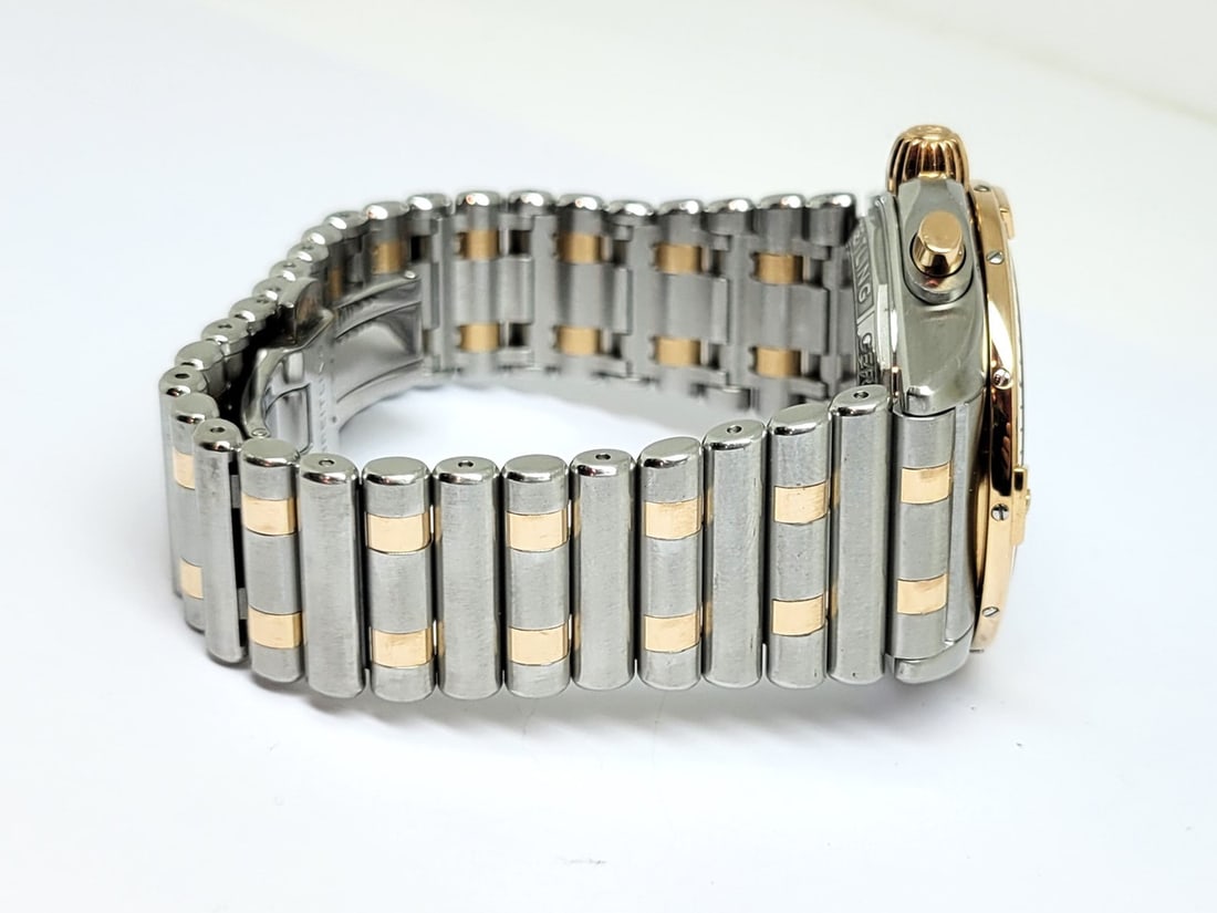 Mens Two-Tone Rose Gold Breitling Chronomat B01 42 mm UB0134 Grey Dial* EXLNT - 3