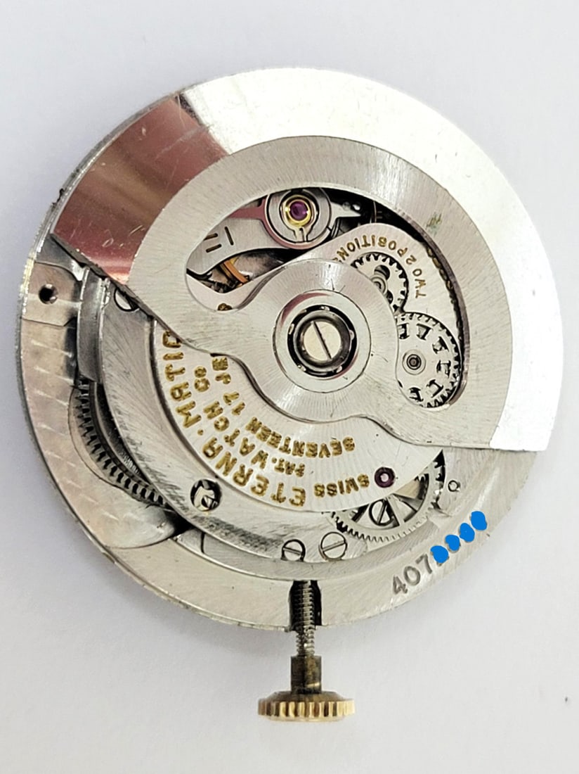 Solid Mens 14k ETERNA-MATIC Watch c.1960s Cal.1247UC* Ref 1416 EXLNT SERVICED - 10