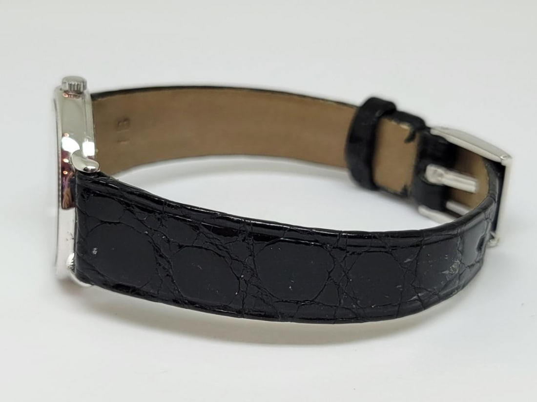 Solid 18k White PIAGET Ladies Watch Ref 8711 with 18k Whie Gold Buckle* EXLNT - 3