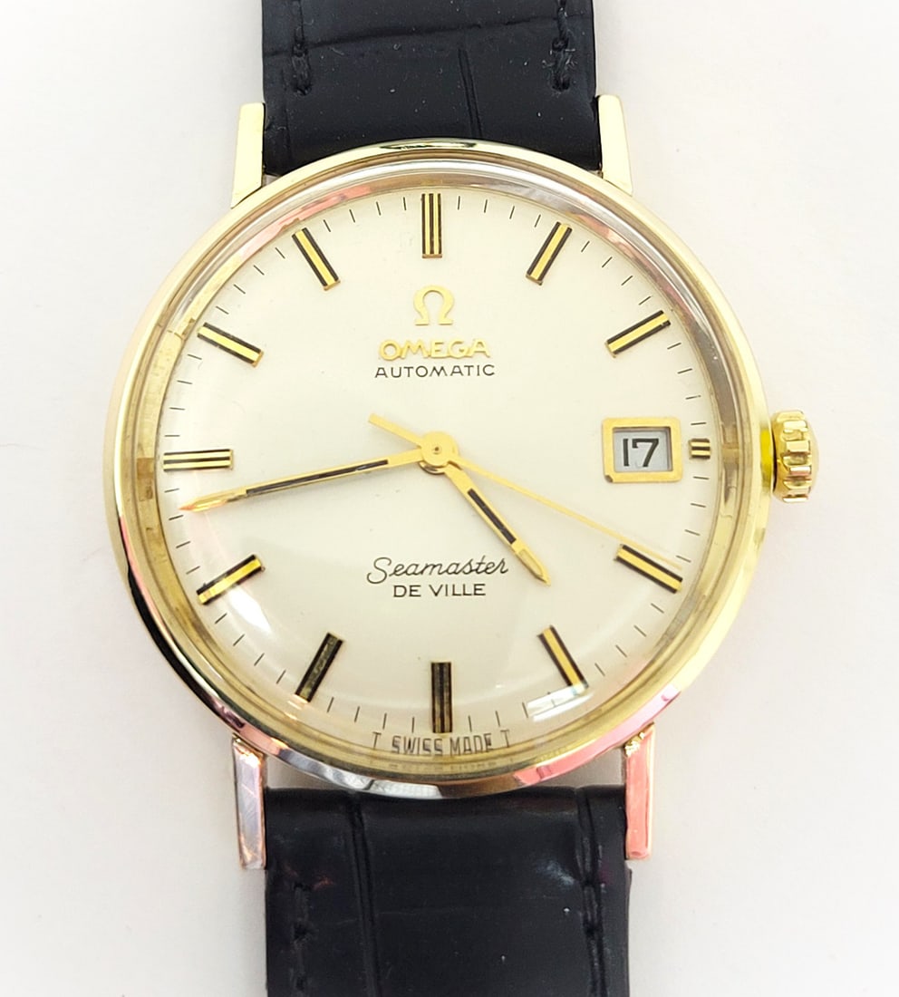 Vintage 14k OMEGA SEAMSTER DeVILLE Automatic Watch 1960s Cal 563* KM6610* EXLNT (1 of 10)