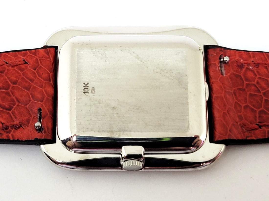 Vintage Solid 18k White Gold Unisex CORUM 27118 Winding Watch* EXLNT - 10